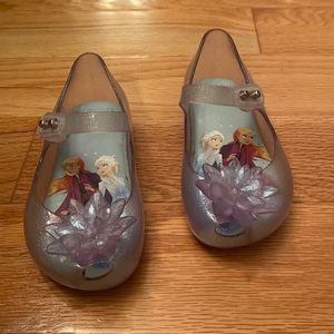 Mini Melissa, Frozen Glitter Shoe, toddler size 7